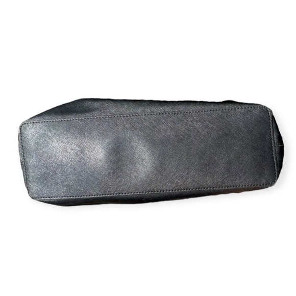 🌻Large Michael Kors Black Leather Jet Set Tote Handbag Purse - Picture 9 of 12